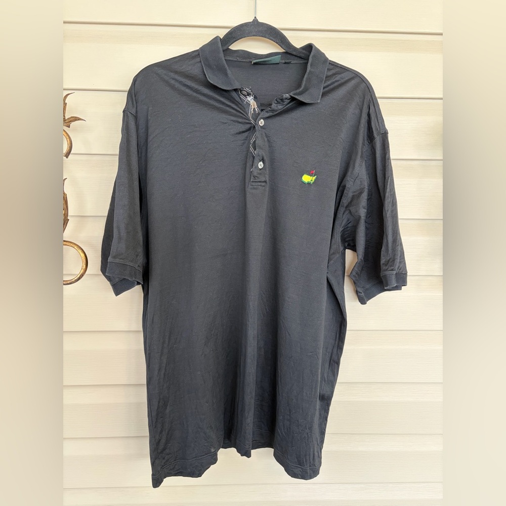 Bobby Jones Charcoal Polo Shirt with Green Logo